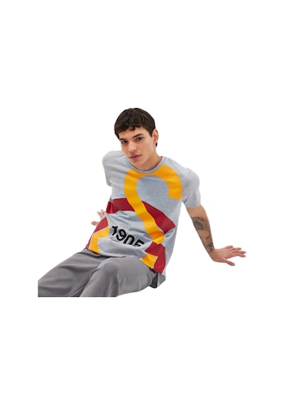 Gsstore Galatasaray Büyük Logolu Tee Gri T-shirt Gri