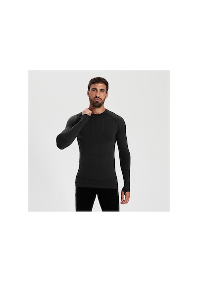 Decathlon Kipsta Futbol Tayt İçlik - Siyah - Yetişkin - Keepdry 500 Siyah/karbon Gri