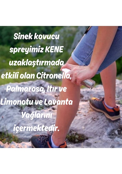 Çocuklar İçin Doğal Sinek Ve Kene Kovucu Sprey 100 Ml