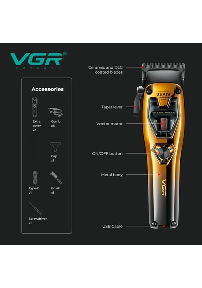 Vgr Profesyonel Saç Kesme Makinesi V-668