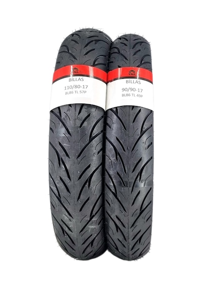 110/80-17 Ve 90/90-17 Tl Tubeless - Dubleks Bl086 Motosiklet Takımı