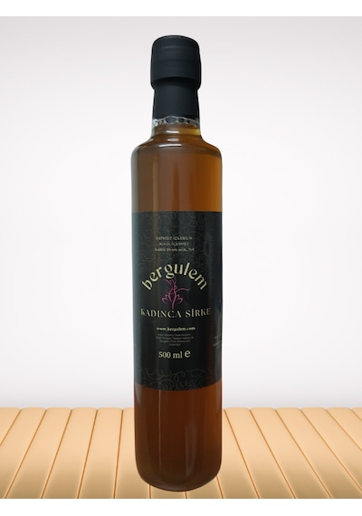 Bergulem Doğal Kadınca Hayıt Sirkesi 500 ML