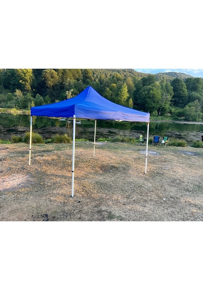3x3 M 40 Mm Altıgen Gazebo Tente Mavi