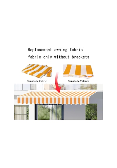 Tr 16 X 10 Ft Teras Çadırı İçin Bu Yedek Kumaş, Veranda Gölgelik Tentesi Sadece Kumaş , %100 Polyester, Gölgeli Genel Tr 16 X 10 Ft Teras Çadırı İçin Bu Yedek Kumaş, Veranda Gölgelik Tentesi Sadece Kumaş , %100 Polyester, Gölgeli Genel