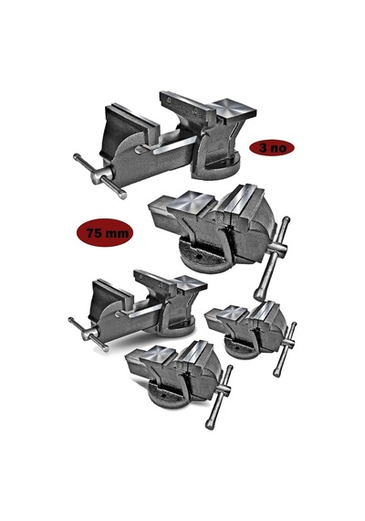 Tr Pro Çelik Kol 80 Mm Özel Alışımlı Paslanmaz Dövme Çelik Sabit Tezgah Masa Mengenesi Işkence