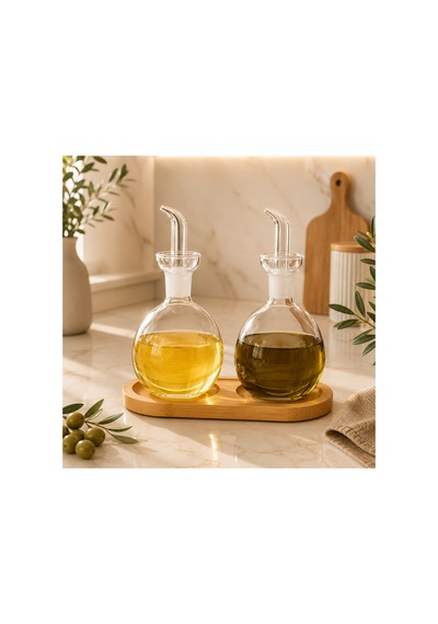 Bambu Standlı 2 Li 850 Ml Berosilikat Cam Damlatmaz Yağdanlık Seti Ayçiçek Yağı Zeytinyağ Şişesi 3 Parça Yağlık Set Gri Gri Bambu Standlı 2 Li 850 Ml Berosilikat Cam Damlatmaz Yağdanlık Seti Ayçiçek Yağı Zeytinyağ Şişesi 3 Parça Yağlık Set Gri Gri