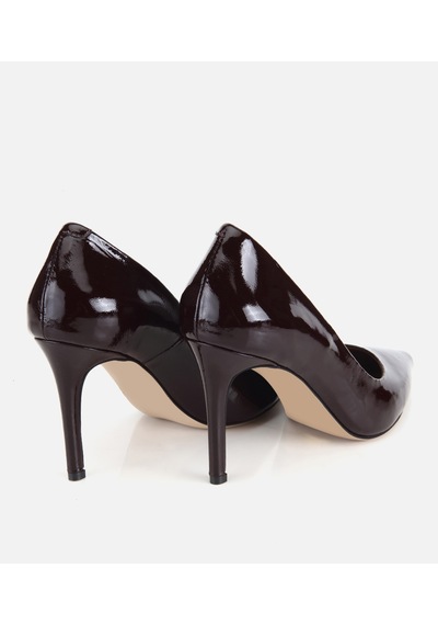 Hotiç Kadın Rugan Deri Bordo Yüksek İnce Topuklu Stiletto 01ayh335620a780 01ayh335620a780