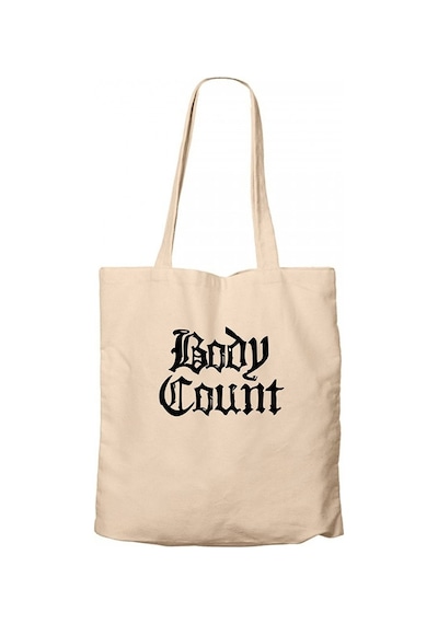 Body Count Merchandise Krem Kanvas Bez Çanta Krem
