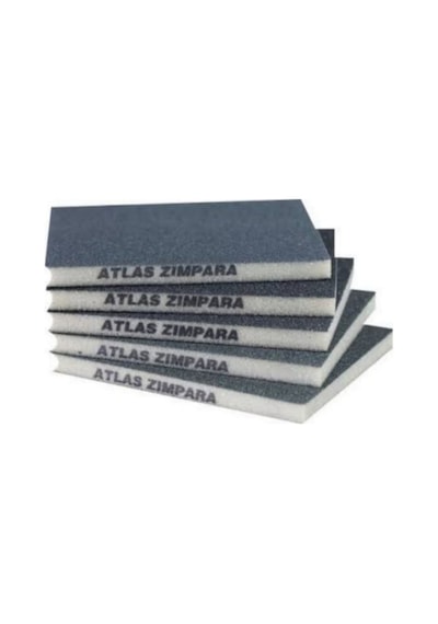 Atlas 60 Kum 98x123x10 2 Taraflı İnce Sünger Zımpara 50 Adet
