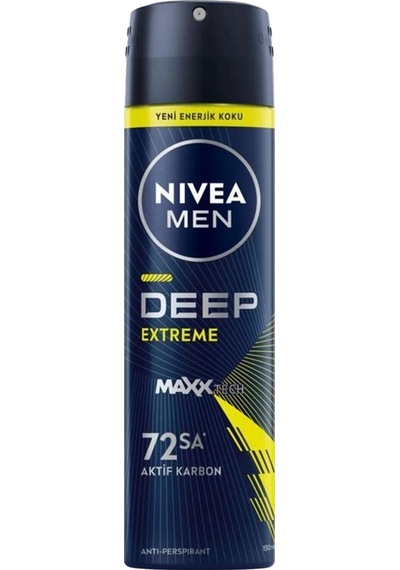 Nivea Men Deep Extreme Deodorant 150 Ml
