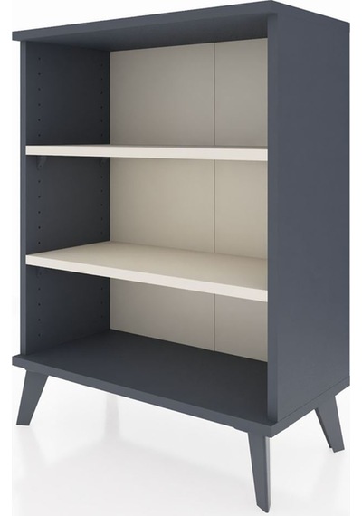 Arges Komodin 2 Raflı 2 Kapaklı 60x30x80 Antrasit-aytaşı Antrasit