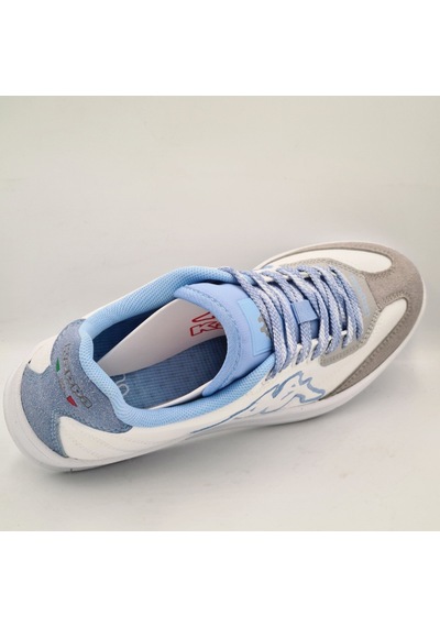 Kappa Santiago Beyaz Mavi Unisex Sneaker Spor Ayakkabı Beyaz - Mavi