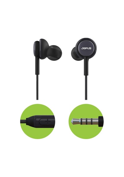 Jopus Jo-k54 Darkness Universal 3,5 Mikrofonlu Kulaklık Füme-siyah