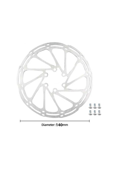 Wake 140mm Wk-rt01/rt530 Tekli Kutulu 6 Vidalı Disc Rotoru