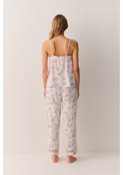 Suwen Lilac Atlet Pantolon Pijama Takımı Sh26527660a887 Lila