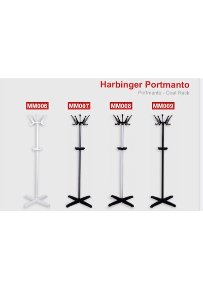 Buyukarısoy Devecioğlu Harbinger Portmanto Pratik Ayaklı Askılık Metal Gövde