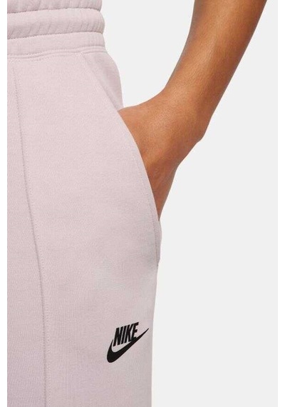 Nike Sportswear Tech Fleece Standart Fit Mid Rise Jogger Kadın Eşofman Altı Lila