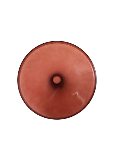 Mudo Home Colors Ayaklı Cam Sunum 28cm -kırmızı Diğer