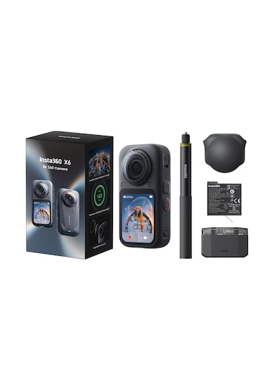 Insta360 X6 360 Aksiyon Kamerası Essentials Bundle Siyah