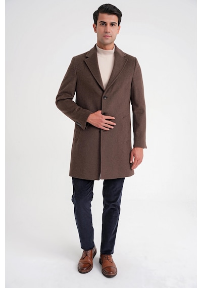 Efor Plt 088 Palto Comfort Kahve Kahverengi
