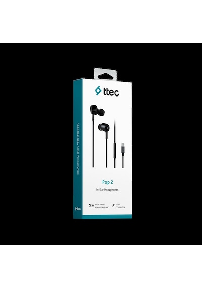 Ttec 2kmm15s Pop 2 Usb-c Stereo Mikrofonlu Kulakiçi Kulaklık Siyah Diğer