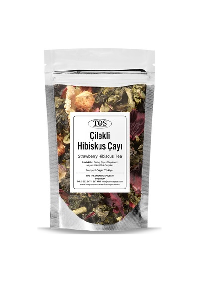 Tos The Organic Spices Çilekli Ebegümeci Çayı 100 G