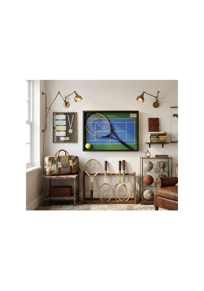 İsme Özel Tenis Tablosu 70x50 Cm 5 Cm Derin Çerçeveli El Yapımı Premium Dekoratif Duvar Tablosu İsme Özel Tenis Tablosu 70x50 Cm 5 Cm Derin Çerçeveli El Yapımı Premium Dekoratif Duvar Tablosu