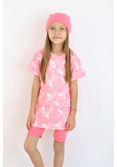 Lyraxkids Kız Çocuk Bisiklet Yaka Etekli Mayo Ve Tayt Bone Dahildir. Açık Pembe Lyraxkids Kız Çocuk Bisiklet Yaka Etekli Mayo Ve Tayt Bone Dahildir. Açık Pembe