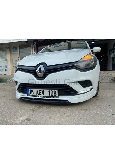 Renault Clio 4 Makyajlı Ön Ek 2 Parça (Plastik)
