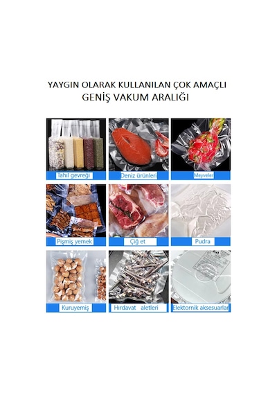 Kan-Tar ZK-420 Çift Çene Tekerlekli Vakum Paketleme Makinesi