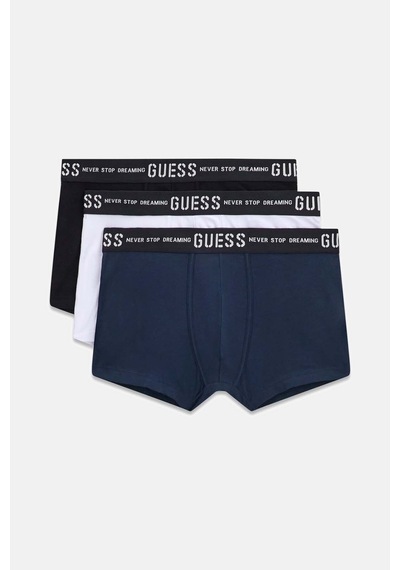 Guess Erkek 3'lü Boxer U6gg46.fmcm Siyah