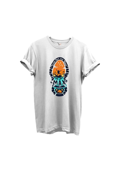 Balıkçılık Ve Macera Tema Baskılı %100 Pamuk Regular Fit Bisiklet Yaka Unisex T-shirt Beyaz Balıkçılık Ve Macera Tema Baskılı %100 Pamuk Regular Fit Bisiklet Yaka Unisex T-shirt Beyaz