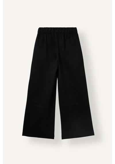 Defacto Wide Leg Önü Cepli Gabardin Pantolon Kız Çocuk I3627a826aubk81 Siyah-bk81