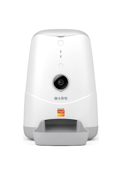 S-Link Sl-20 Kameralı Akıllı Otomatik Mama Kabı Kedi Köpek Pet Besleyici Yem Kabı Smart Feeder