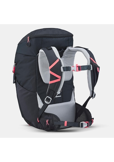 Quechua Çocuk Outdoor Sırt Çantası - 7/15 Yaş - 28 L - Gri - Mh500 Siyah