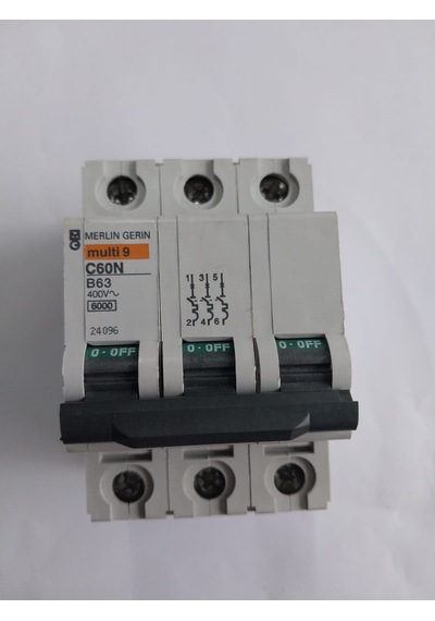 Merlin gerin 3x63 Amper B Tipi MULTİ9 C60N Otomatik Sigorta