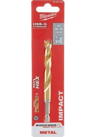 Milwaukee Metal Matkap Ucu Hex Girişli 9.5 Mm 48894722