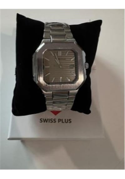 Swiss Plus Man Watch Premium Seri Model-6 Rs23146 Beige-silver Kol Saati Diğer