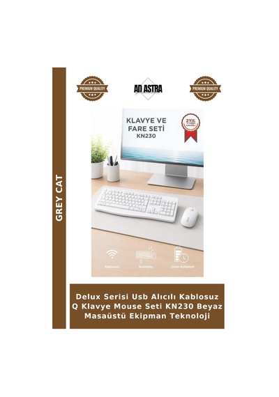 Delux Serisi Usb Alıcılı Kablosuz Q Klavye Mouse Seti Kn230 Beyaz Masaüstü Ekipman Teknoloji Diğer Delux Serisi Usb Alıcılı Kablosuz Q Klavye Mouse Seti Kn230 Beyaz Masaüstü Ekipman Teknoloji Diğer