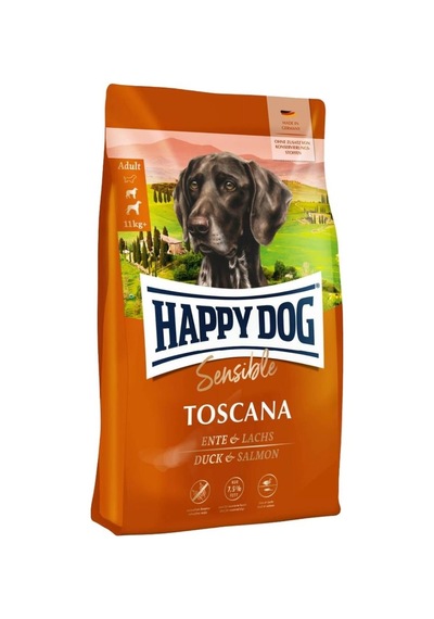 Happy Dog Sensible Toscana Ördek Ve Somonlu Kısırlaştırılmış Köpek Maması 4 Kg