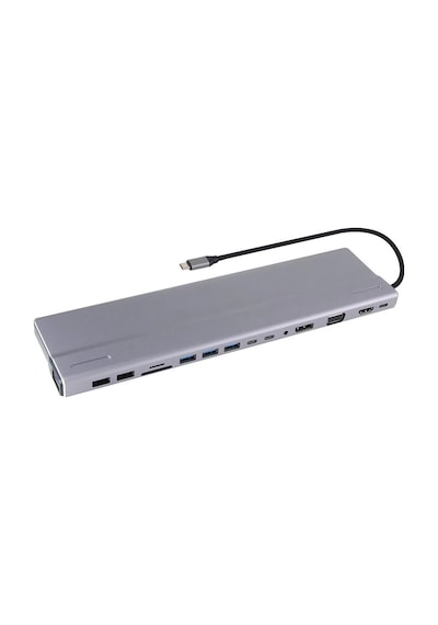 Vcom Cu4703 Type-c To Usb3.0-3+usb2.0-2+vga+rj45+sd+tf+audio+hdmı+dp+usb-c Data-2+usb-c Çoklayıcı K