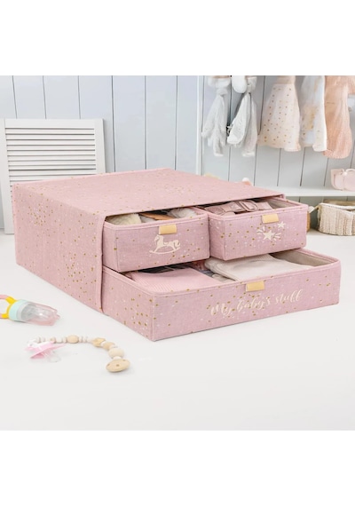 Baby 3 Bölmeli Çekmeci Düzenleyici Pembe