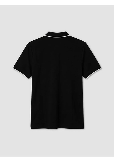 Lc Waikiki Siyah Polo Yaka Pike Erkek Tişört