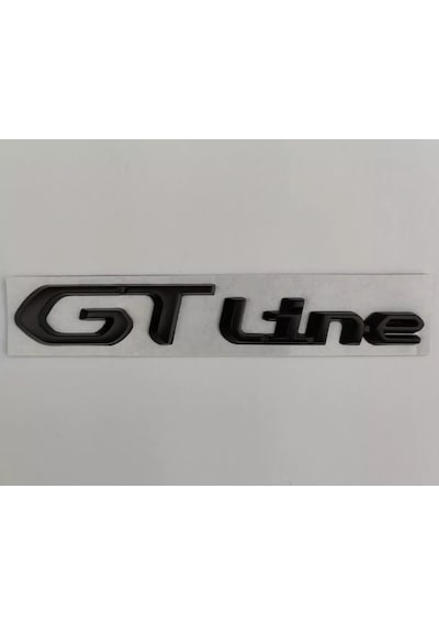 Gt Line Piano Black Çamurluk Yazısı 3m 3d Abs Renault Alpine