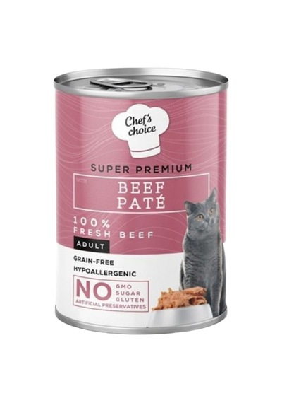 Sığır Etli Kıyılmış Yetişkin Kedi Konserve Maması 400 Gr