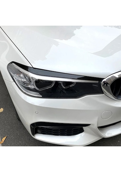 Bmw 5 Serisi G30 Far Kaşı 2018 2020 Parlak Siyah