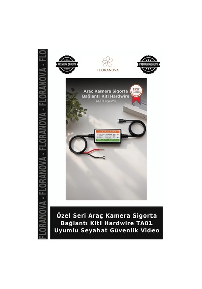 Özel Seri Araç Kamera Sigorta Bağlantı Kiti Hardwire Ta01 Uyumlu Seyahat Güvenlik Video