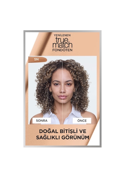 L'Oreal Paris True Match Bakım Yapan Fondöten 5N Sand