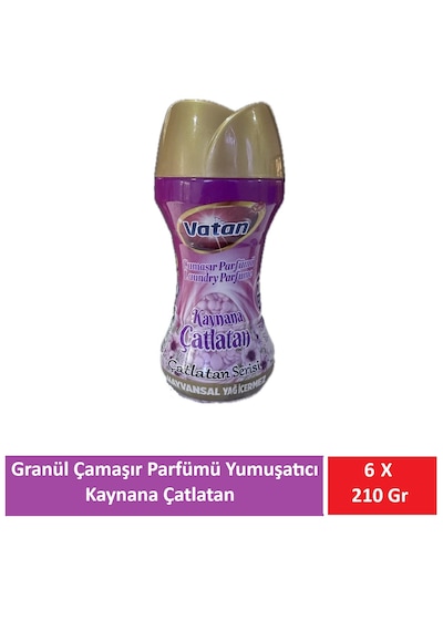 Vatan Granül Çamaşır Parfümü Ve Yumuşatıcı Kaynana Çatlatan 6 X 210 Gr 6lı Set