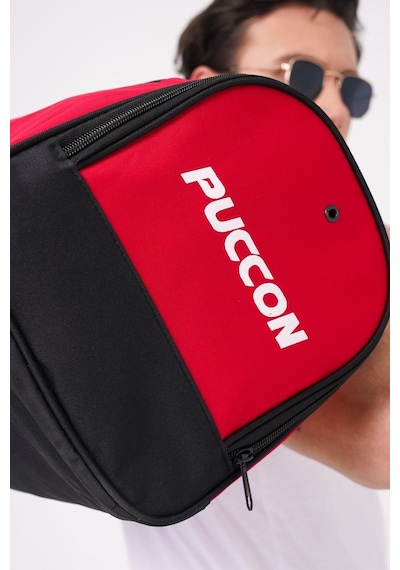 Puccon Kırmızı Ayakkabı Bölmeli Omuz Askılı Spor, Fitness Ve Seyahat Çantası Çok Renkli